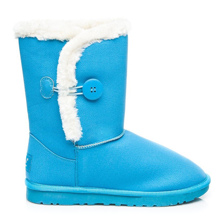 Torna Mukluki con botón azul