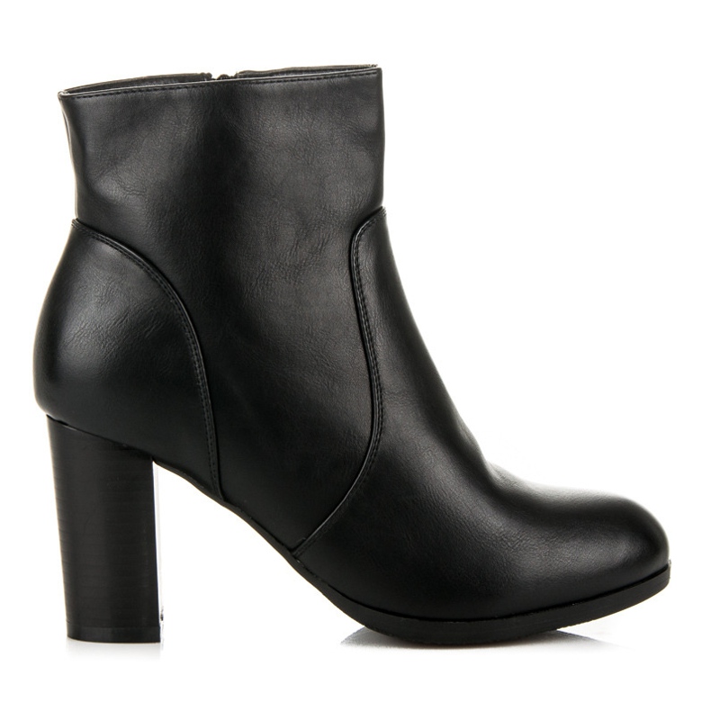 Super Mode Botas cómodas en un poste negro Super Mode Botas cómodas en un poste negro