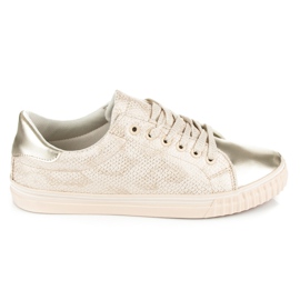 Zapatillas con puntera brillante marrón Zapatillas con puntera brillante marrón