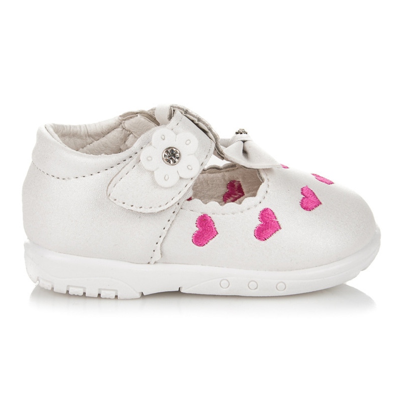 Zapatillas En Corazones blanco