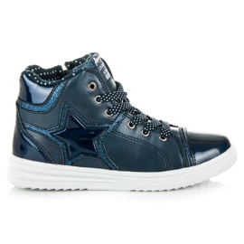 American Club Zapatillas de deporte con la navidad azul
