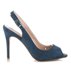 Seastar Zapatos de ante con hebilla azul
