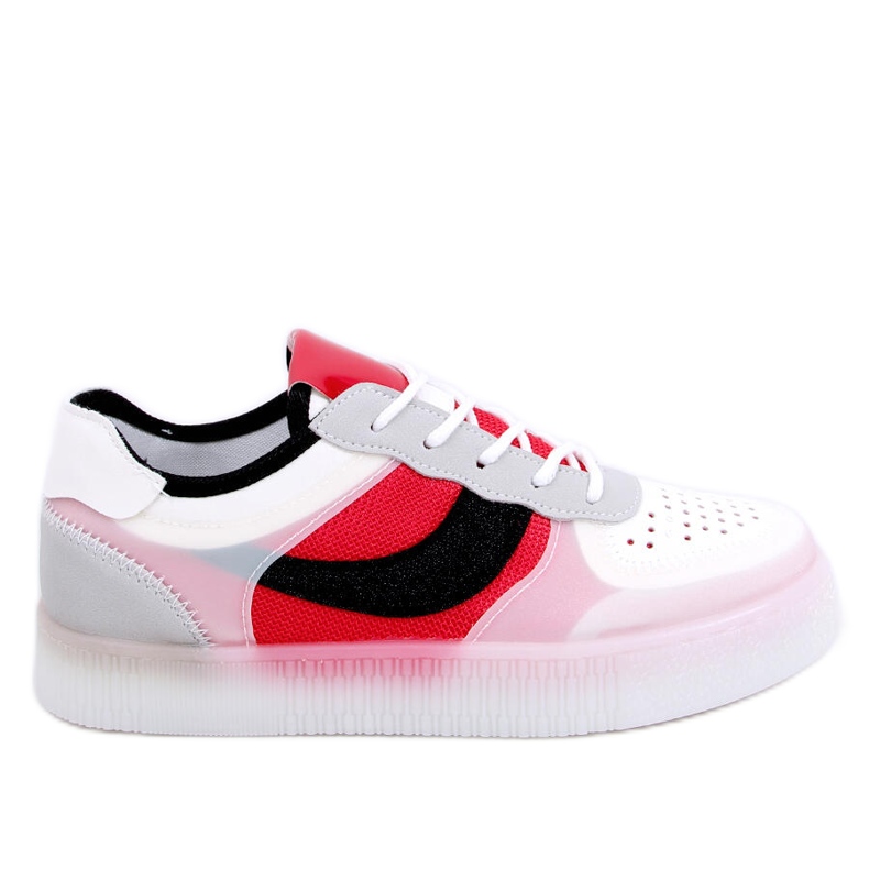 Zapatillas creepersy rojas LA51P Red blanco rojo Zapatillas creepersy rojas LA51P Red blanco rojo