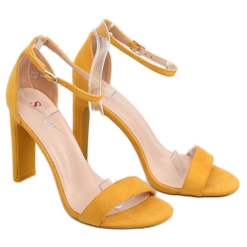 Sandalias de tacón amarillo NF-37P Yellow Sandalias de tacón amarillo NF-37P Yellow