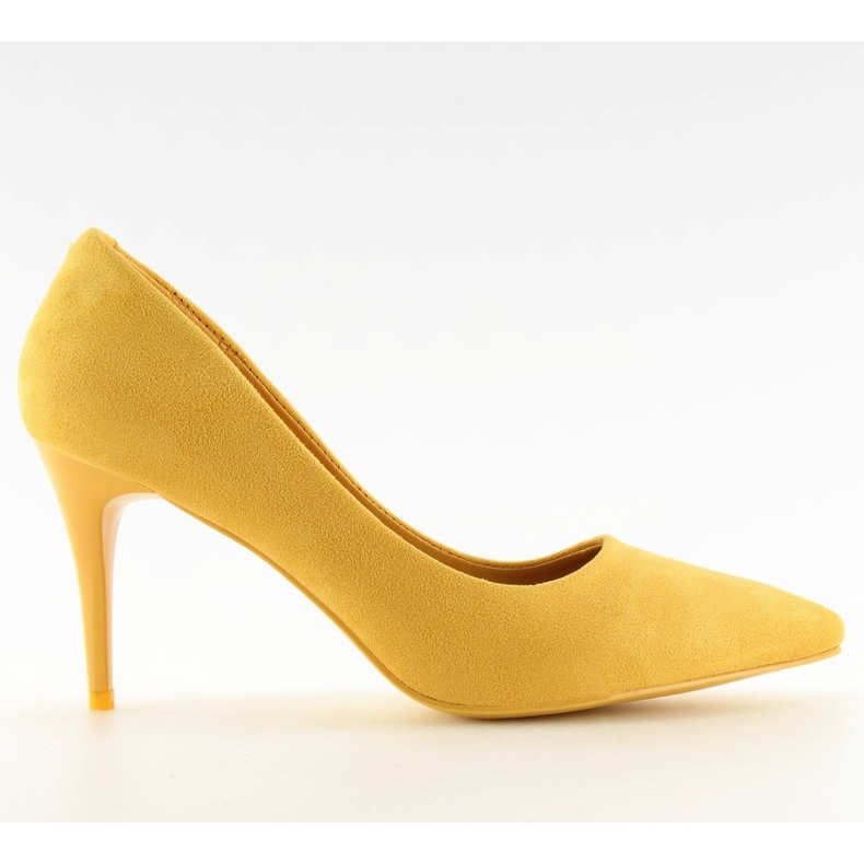 Tacones de ante amarillo LEI-90 Amarillo II-GAT