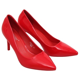 Tacones de mujer rojos LE011P Rojo