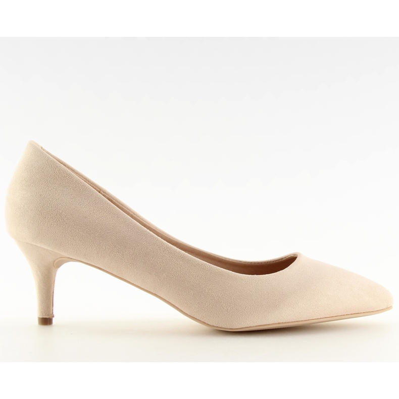 Bombas en tacón bajo beige 66-69 Beige II-GAT