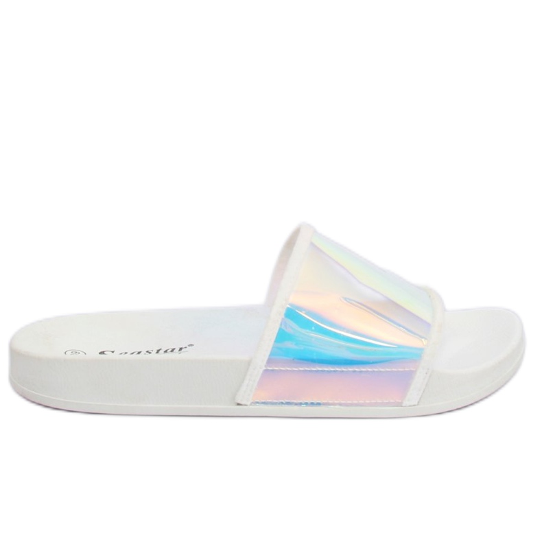 Chanclas bencina color blanco CK80P Blanco multicolor