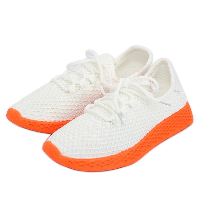 Zapatillas deportivas naranjas y blancas NB283P-ST BLANCO / NARANJA