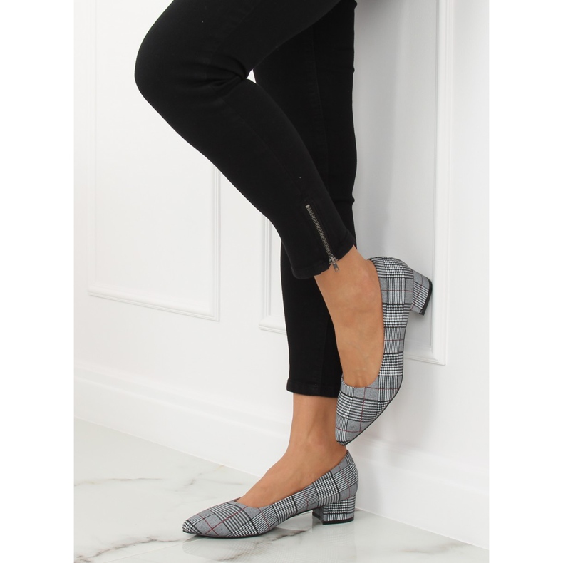 Bombas a cuadros negro CC207P Negro gris