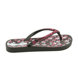 Chanclas Ipanema 82519 negras negro rosa