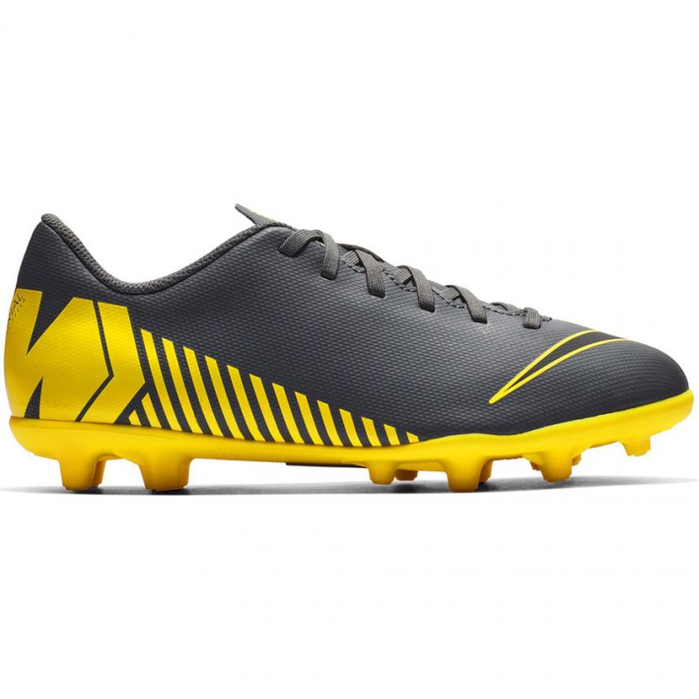 Zapatillas de fútbol Nike Mercurial Vapor 12 Club Mg Jr AH7350-070 negro negro Zapatillas de fútbol Nike Mercurial Vapor 12 Club Mg Jr AH7350-070 negro negro