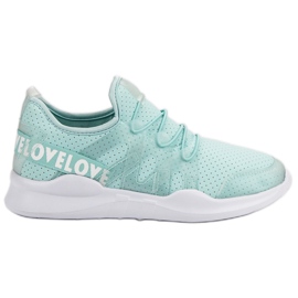Calzado Deportivo Textil Menta azul