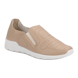 Queen Bee Zapatillas sin cordones ligeras marrón