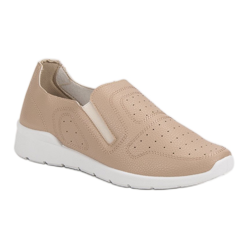 Queen Bee Zapatillas sin cordones ligeras marrón