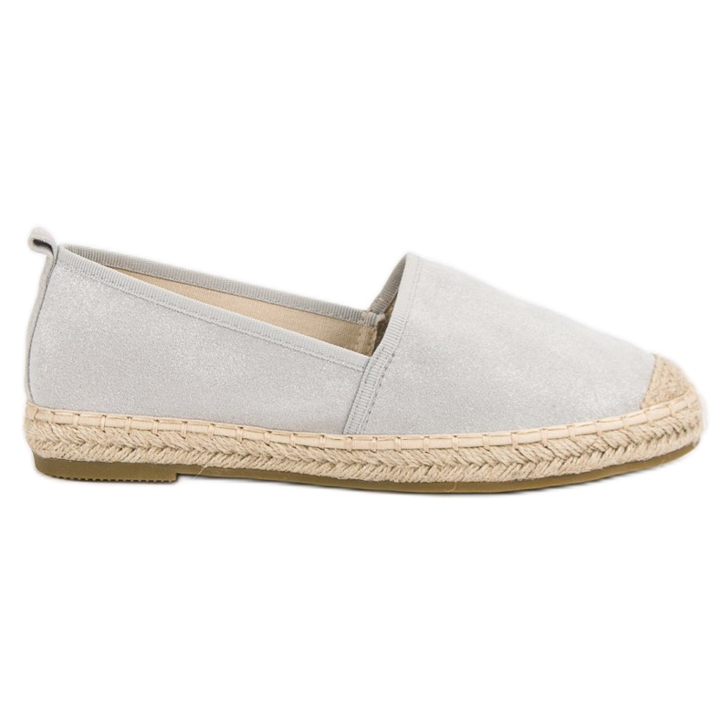 Bestelle Alpargatas de ante gris
