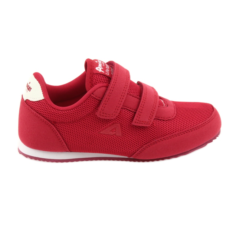 Zapatillas American Club rojas blanco rojo