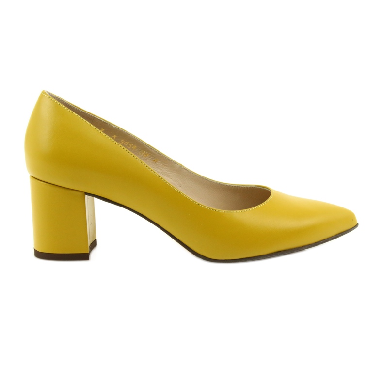 Salón y zapatos para mujer Anis mostaza multicolor