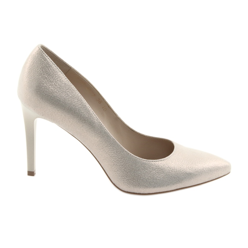 Zapato de salón mujer piel dorado Anis 4527