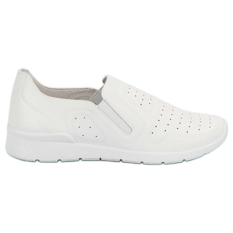 Queen Bee Zapatillas sin cordones ligeras blanco
