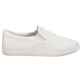 Muto Zapatillas sin cordones blancas blanco