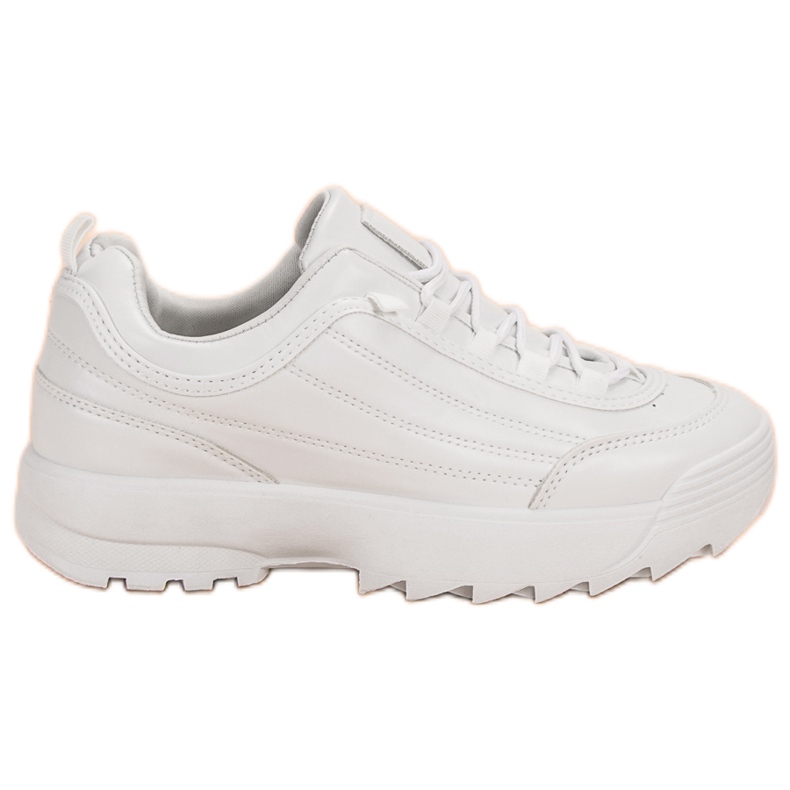 Zapatillas en la plataforma blanco Zapatillas en la plataforma blanco