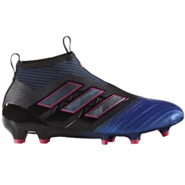 Botas de fútbol adidas Ace 17 + Purecontrol Fg Jr BA9819 negro negro