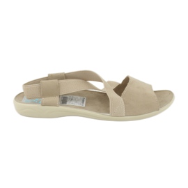 Sandalias de mujer Adanex beige