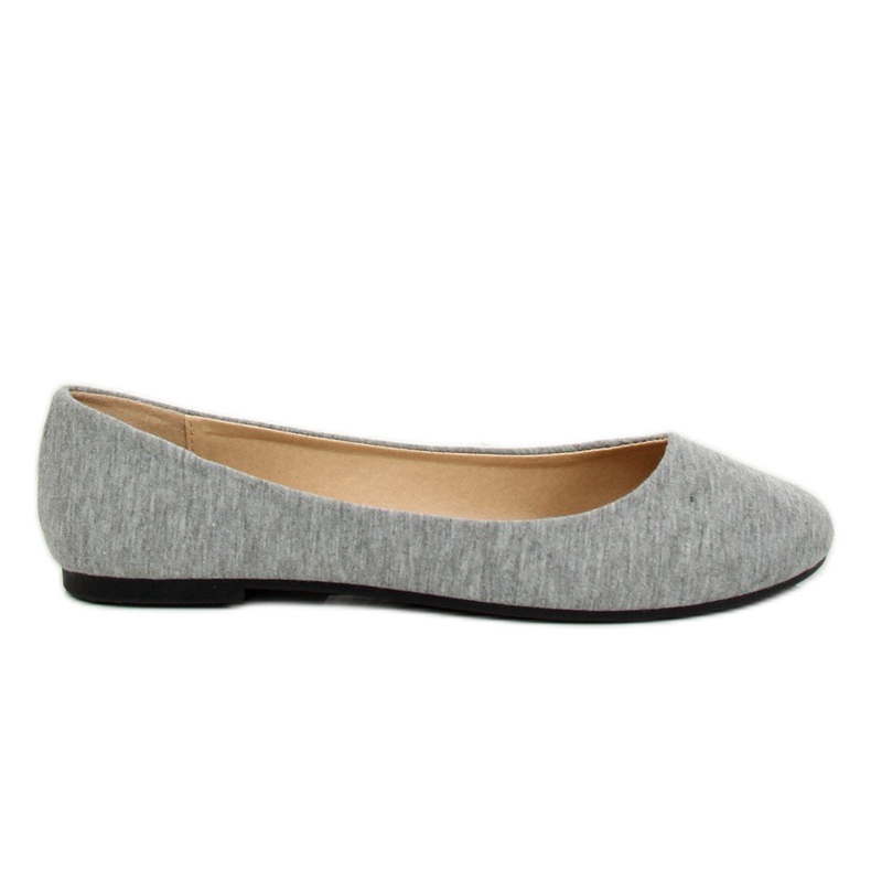 Bailarinas de algodón gris LZ-8537 Gris