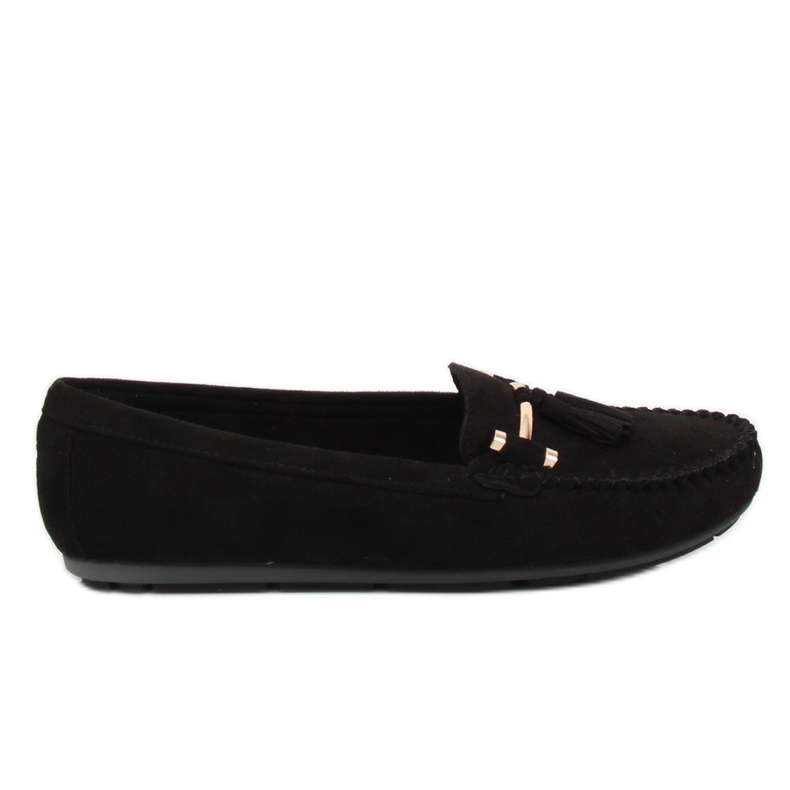 Black Mocasines negros de mujer L7183 Black