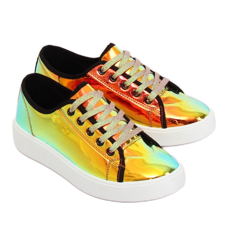 Zapatillas FZ09 Golden gasoline dorado