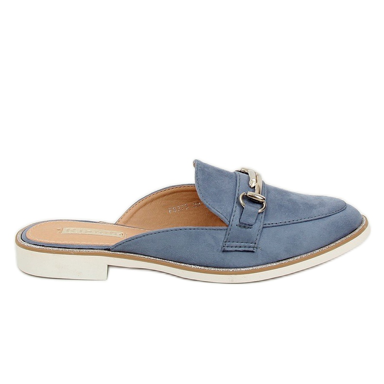 F9375 Zapatillas mocasines azules