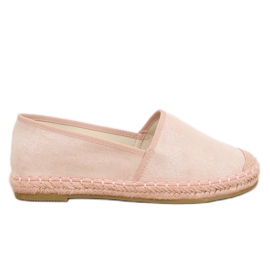 Alpargatas, ante rosa AF40 Pink rosado
