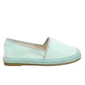 Alpargatas, ante menta AF40 LT.GREEN verde multicolor