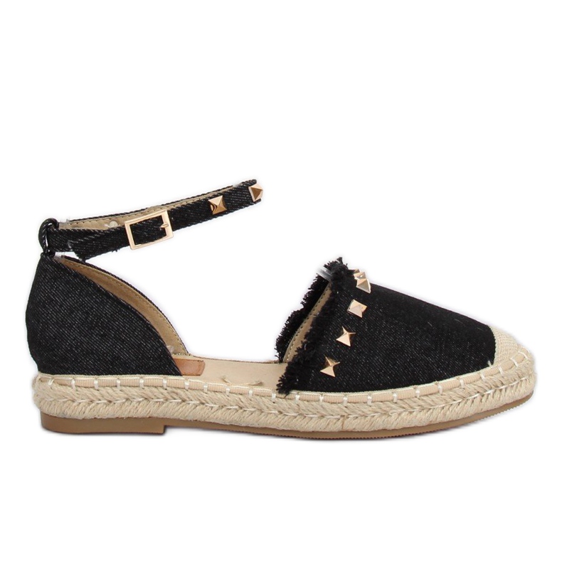 Alpargatas de mezclilla negras CH-1K211 Black negro