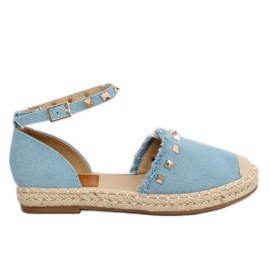 Alpargatas de mezclilla azul CH-1K211 L.BLUE