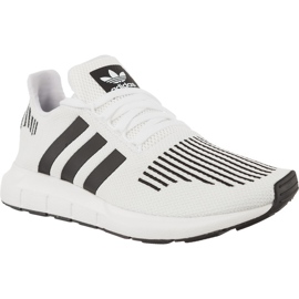 Adidas Swift Run Ftwr White Core Negro Gris Medio Heather blanco
