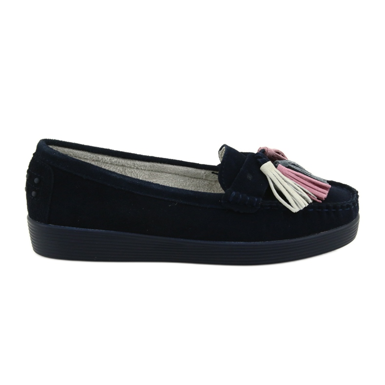 Mocasines mujer ante Filippo 661 azul marino