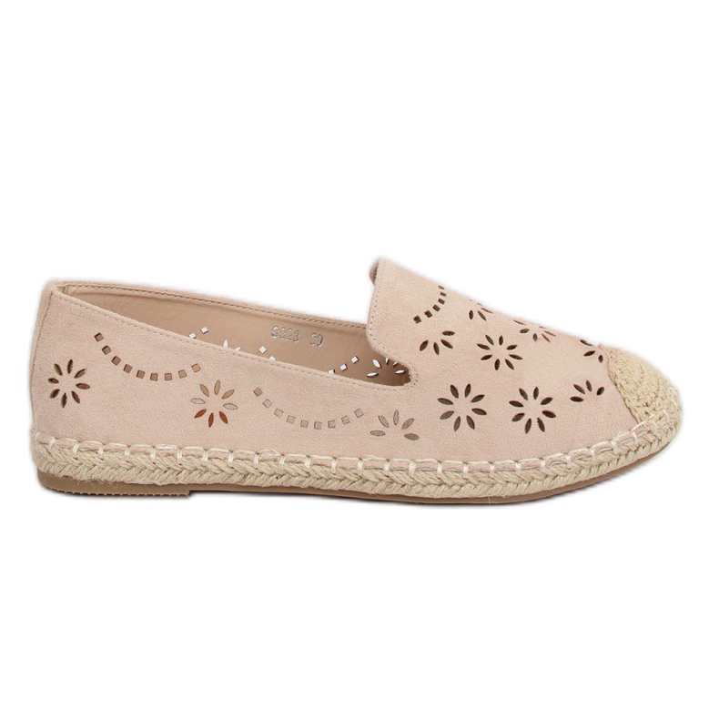 Alpargatas caladas beige 9023 Beige