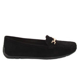 Black Mocasines negros de mujer R819 Black