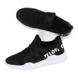 Black R-392 Zapatillas deportivas negras negro