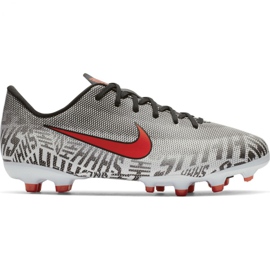 Zapatos de fútbol Nike Mercurial Vapor 12 Academy Neymar FG / MG Jr AO2896-170 blanco blanco