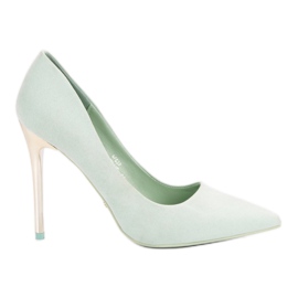 Seastar Tacones de ante color menta azul multicolor