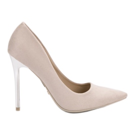 Seastar Tacones de ante beige