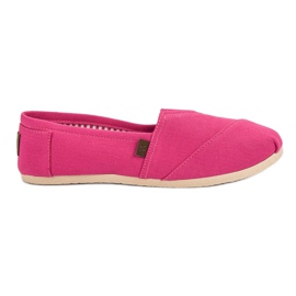 SHELOVET Slipons rosas clásicos