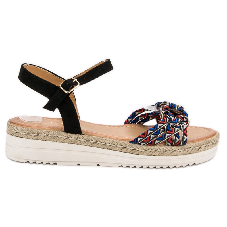 Ch. Creation Sandalias de alpargatas de moda negro