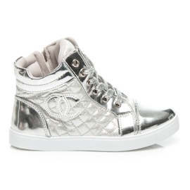 Espejo infantil zapatillas gris