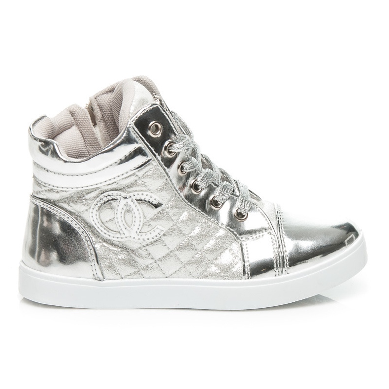 Espejo infantil zapatillas gris