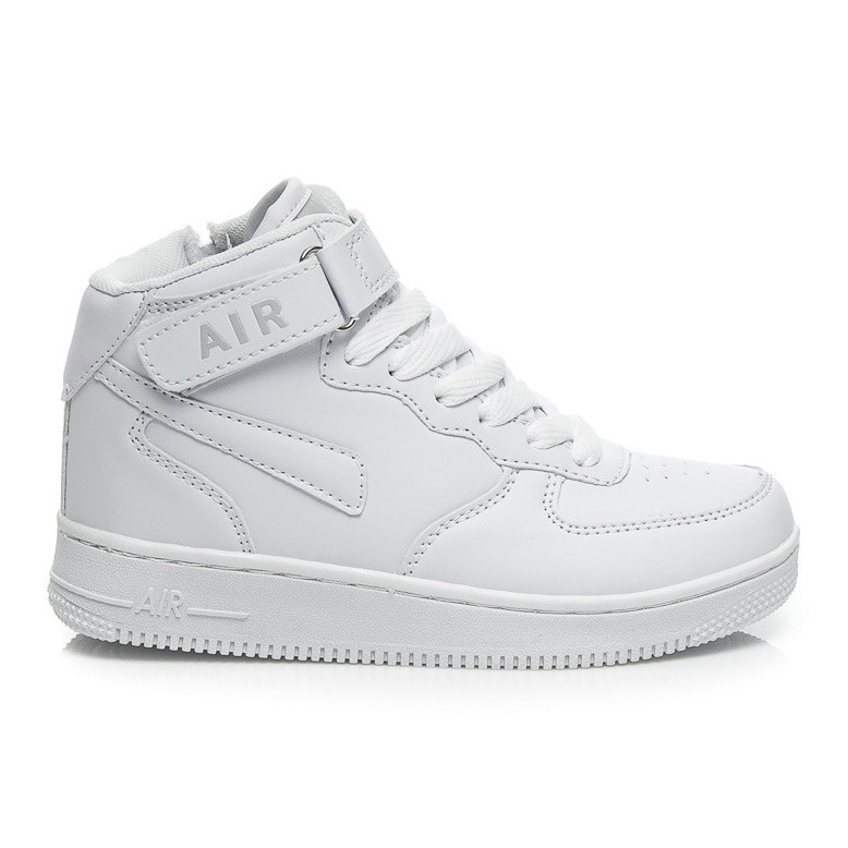 Badoxx Zapatillas altas para niños blanco