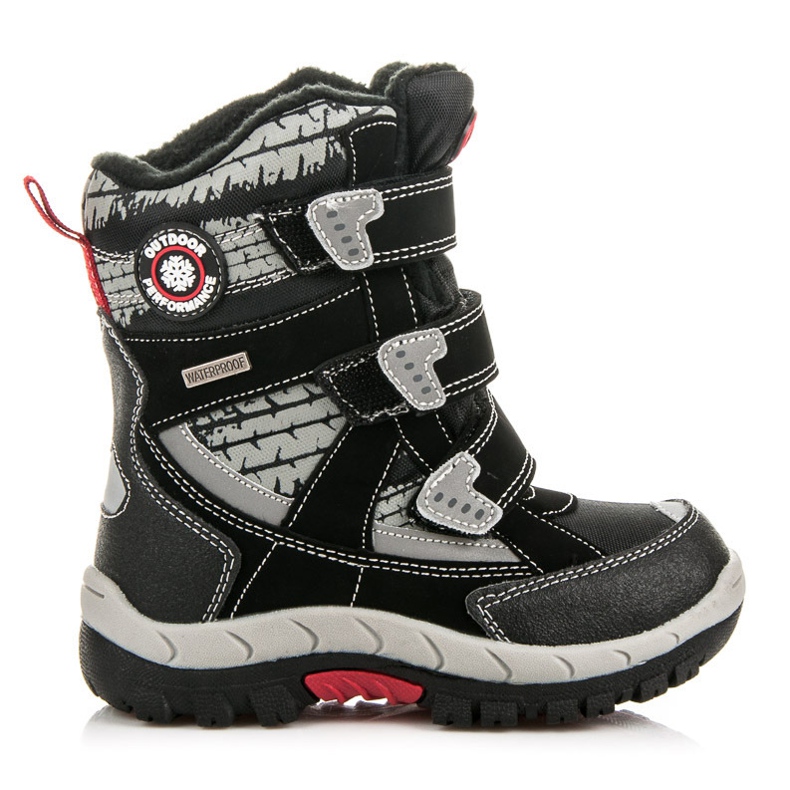 American Club Botas para el niño negro